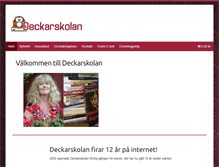 Tablet Screenshot of deckarskolan.com